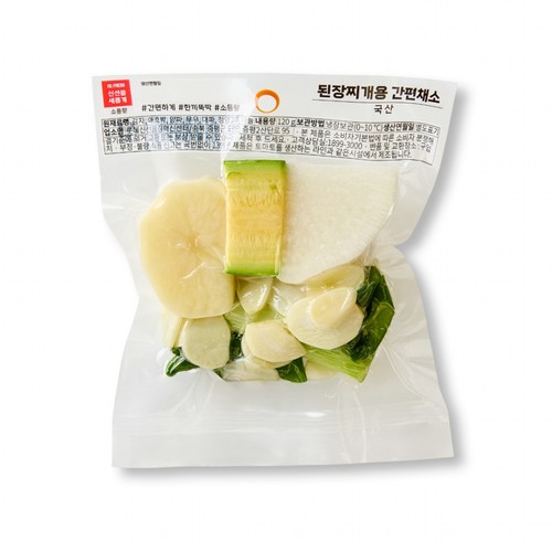 된장찌개용 간편 채소 (120G/봉)