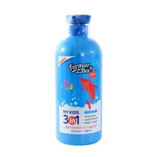 포멀비 키즈 3in1 클렌저(복숭아향) (1,000ML)