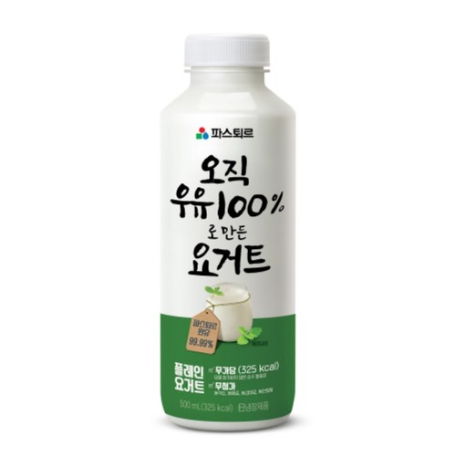 파스퇴르 오직 우유100%로 만든 요거트 (500ML)