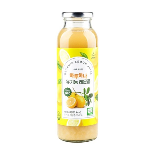 하루하나 유기농 100% 레몬즙 (480G)