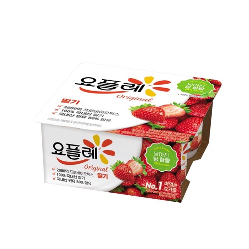 빙그레 요플레 오리지널 딸기 (85G*4입)