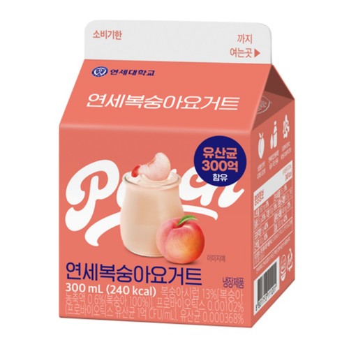 연세 복숭아 요거트 (300ML)