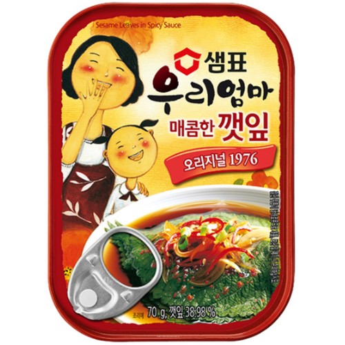 샘표 우리엄마 매콤한 깻잎 (70G)