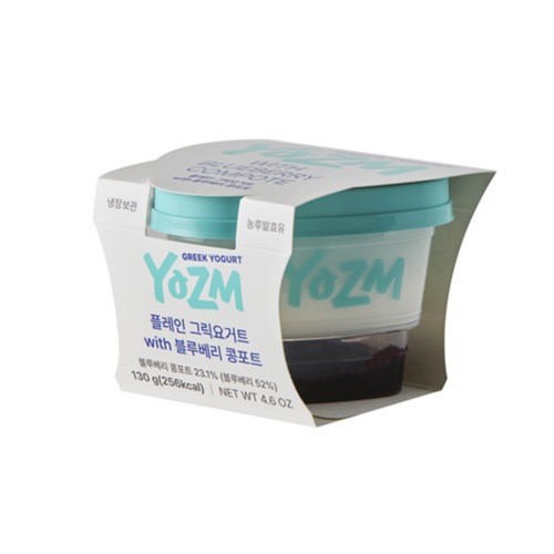 요즘 그릭요거트 플레인 블루베리 콩포트 (130G)
