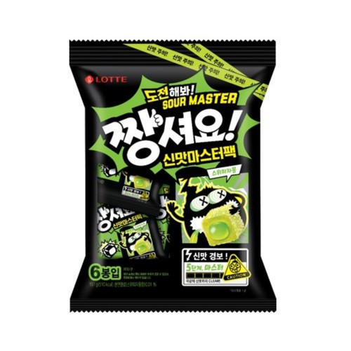 롯데 짱셔요 쉐어팩 신맛마스터팩 (151G)