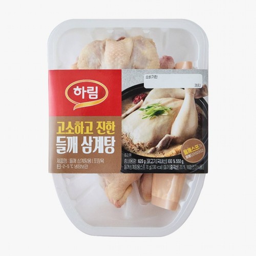 하림 고소하고 진한 들깨 삼계탕 (620G)