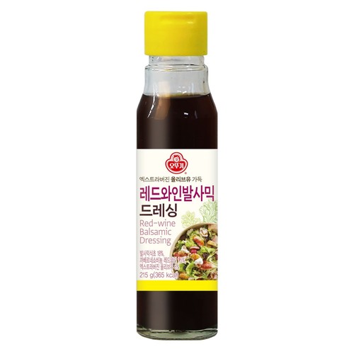 오뚜기 레드와인 발사믹드레싱 (215G)