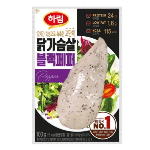 하림 닭가슴살 블랙페퍼 (100G)