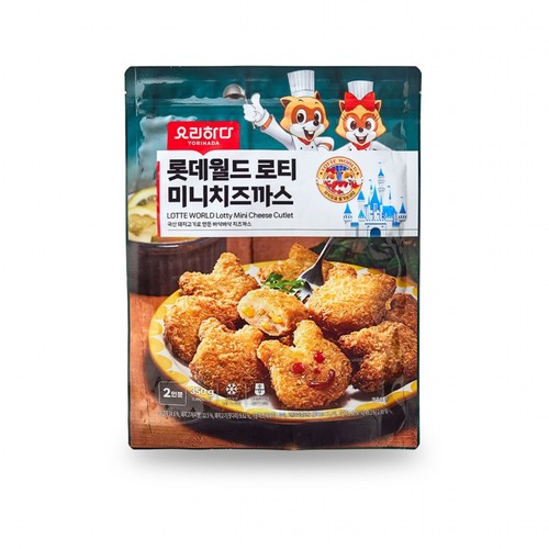 요리하다X롯데월드 로티 미니치즈까스 (350G)