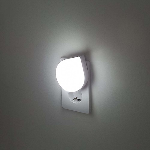 WHITE LED 퐁퐁 콘센트 취침등 광센서 (0.8W)