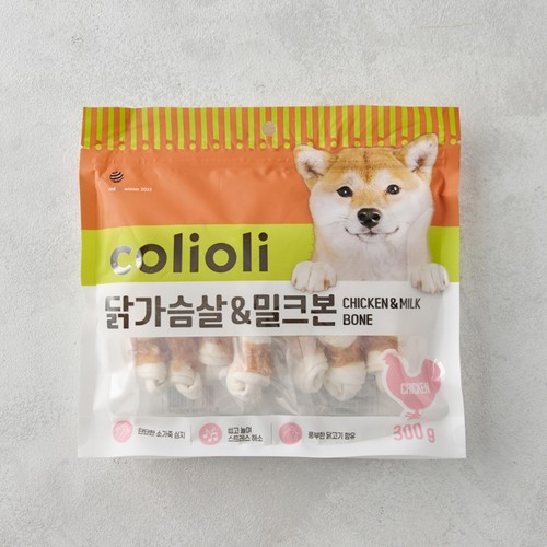 콜리올리 닭가슴살 & 밀크본 (300G)