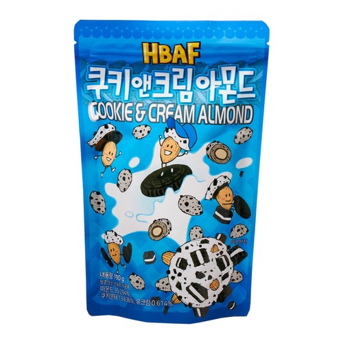 HBAF 쿠키앤크림 아몬드 (190G)