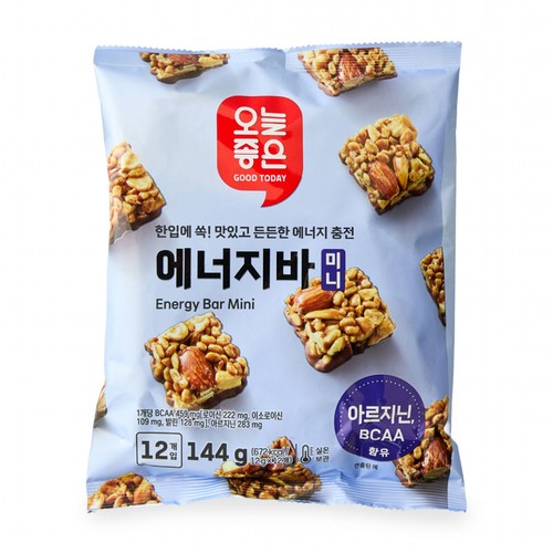 오늘좋은 에너지바 미니 (144G)