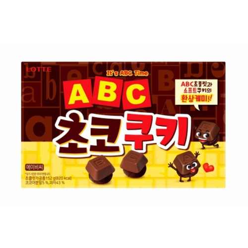  롯데 ABC 초코쿠키 (38G*4입)