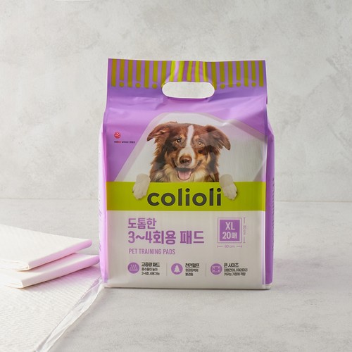콜리올리 도톰한 3~4회용 패드 (XL) (20매)