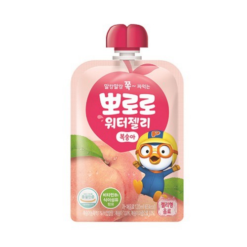  뽀로로 워터젤리 복숭아 (120ML)