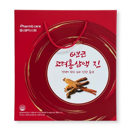 [추석 선물세트 사전예약] 약사신협 홍삼액진 (70ML*30포)