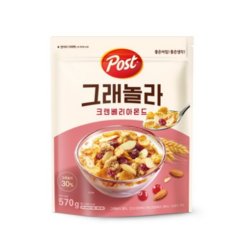 포스트그래놀라크랜베리아몬드 (570G)