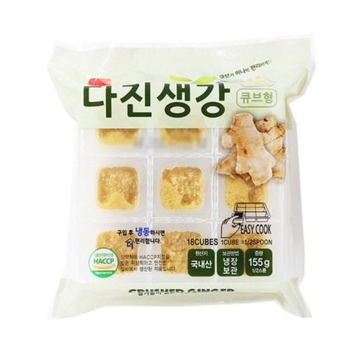 큐브형 다진생강 (155G/팩)