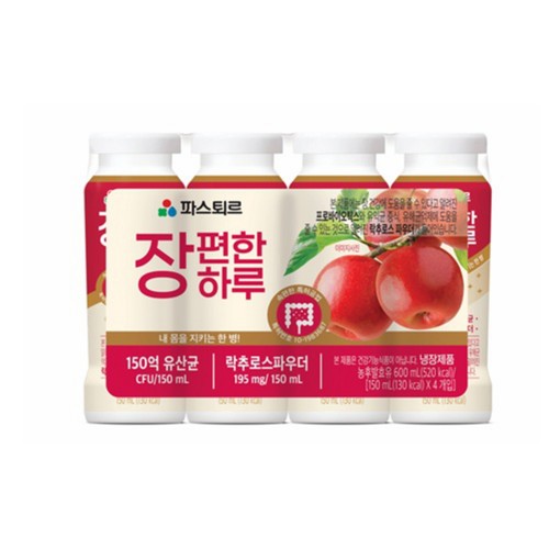 파스퇴르 장편한 하루 요구르트 (150ML*4입)