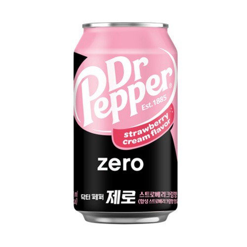 닥터페퍼 제로 스트로베리&크림 (350ML)