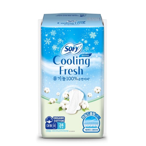 쏘피 쿨링프레쉬 유기농 대형 (24P)