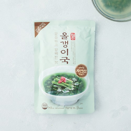 깔끔하고 담백한맛 올갱이국 (500G)