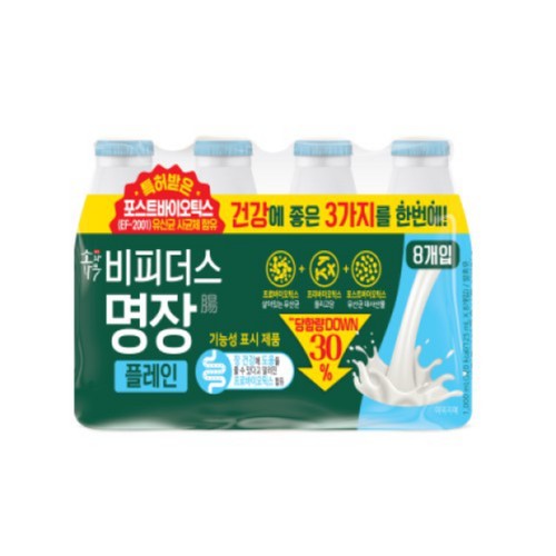 소와나무 비피더스 명장 플레인 (125ML*8입)