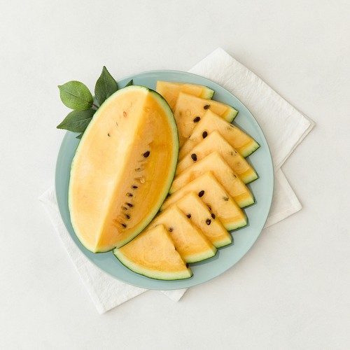 블랙 미니 수박(속노랑) (통)