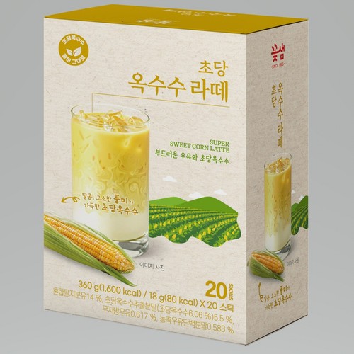 꽃샘 초당옥수수라떼 (18G*20입)