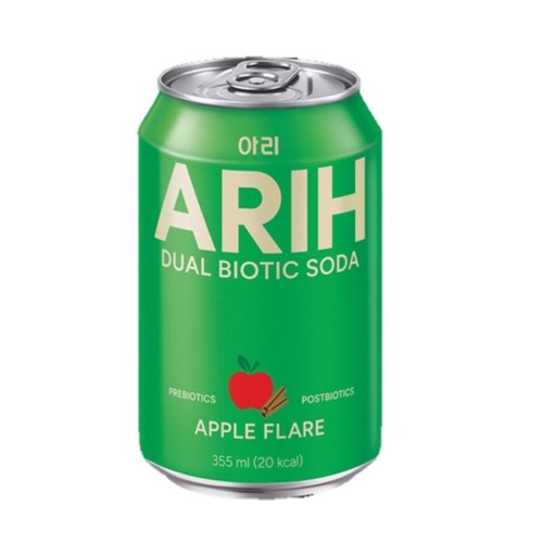 한국야쿠르트 아리 듀얼바이오소다 애플 (355ML)