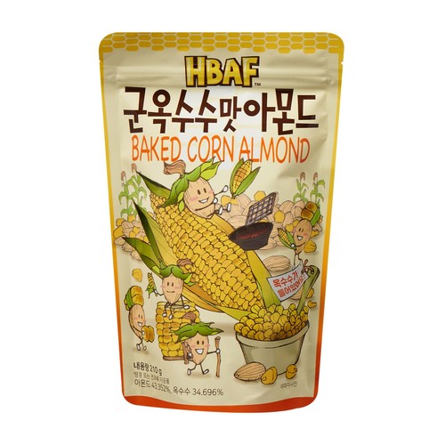 HBAF 군옥수수맛 아몬드 (190G)