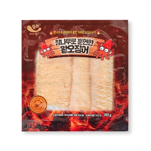 참나무로 훈연한 왕오징어 (180G)