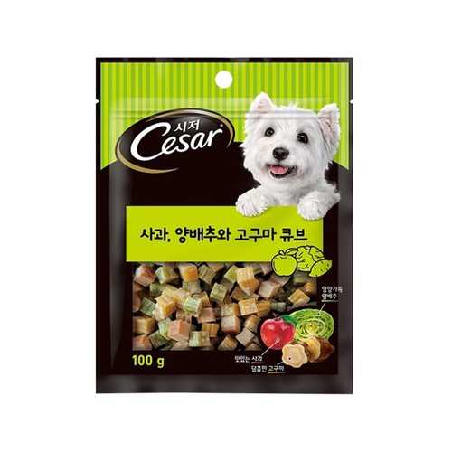시저 트릿 (사과,양배추,고구마) (100G)