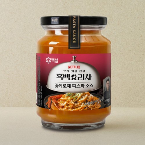백설 꽃게로제 파스타소스 (430G)