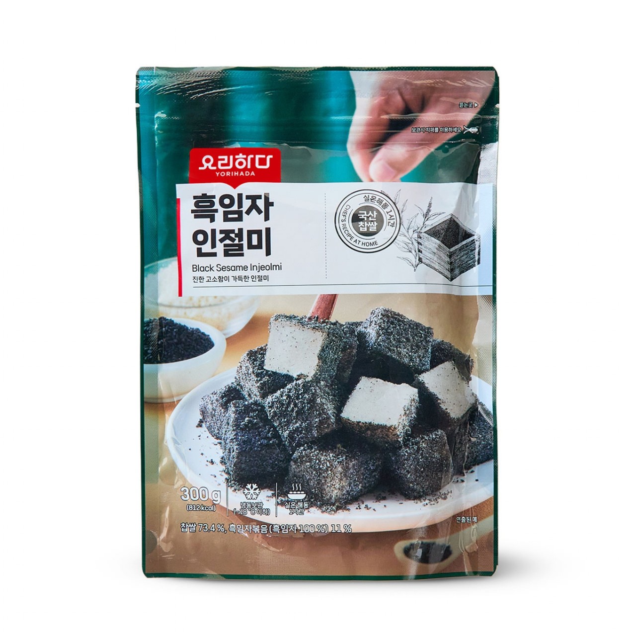 요리하다 흑임자인절미 (300G)ㅣ롯데마트 제타 최상의 신선 식품과 다양한 간편식을 롯데마트 제타에서 만나보세요
