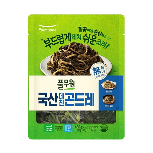 풀무원 국산 데친 곤드레나물 (130G)