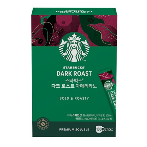 스타벅스 다크로스트 아메리카노 (1.1G*100입)