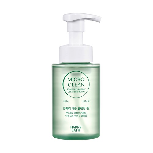 해피바스 마이크로 클린 솝베리 버블 클렌징 폼 (300ML)