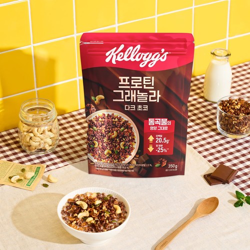 켈로그 다크초코 프로틴 딜라이트 (350G)