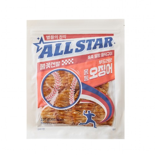 오천산업 ALLSTAR 부드러운 몸통오징어 (120G)