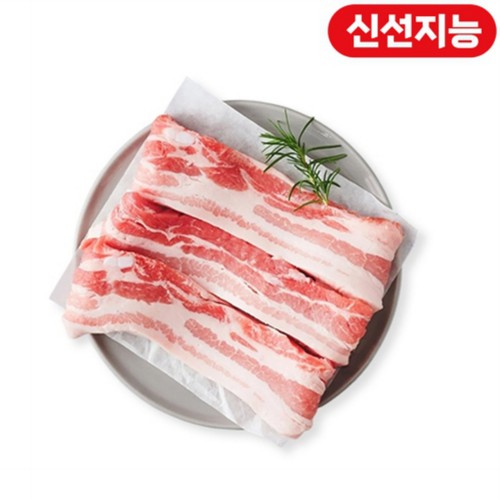 국내산 돼지 삼겹살 구이용(냉장) (600G)