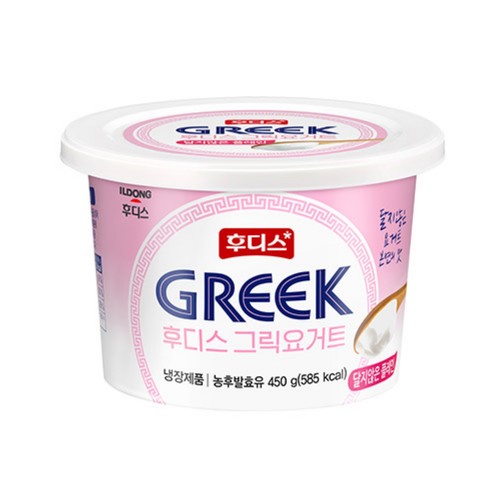 후디스 그릭요거트 달지않은 플레인 (450G)