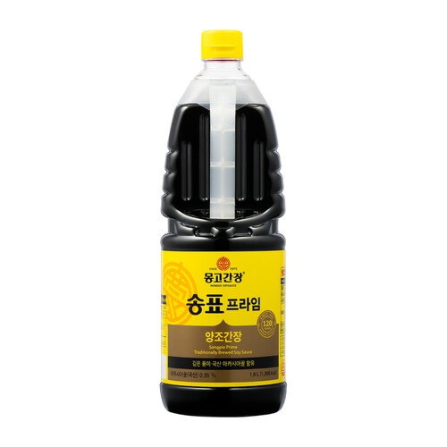 몽고 송표프라임 양조간장 (1.8L)ㅣ롯데마트 제타 최상의 신선 식품과