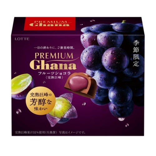 롯데 프리미엄 가나 쇼콜라 거봉 (65G)