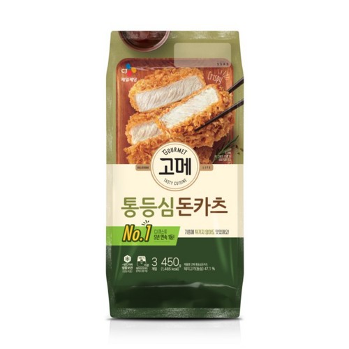 CJ 고메 바삭통 등심돈카츠 (450G)