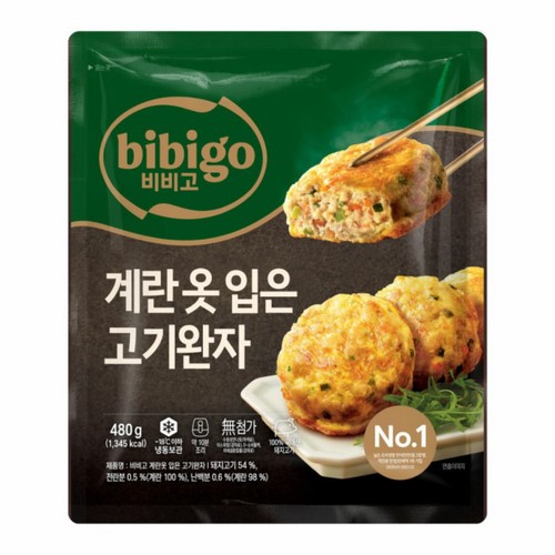 비비고 계란옷 고기완자 (480G)