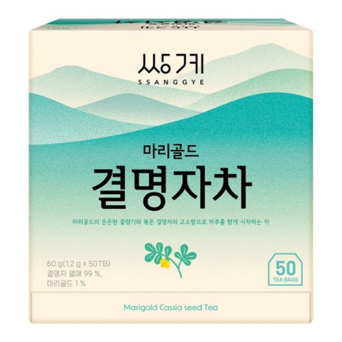 쌍계명차 마리골드 결명자차 (1.2G*50입)