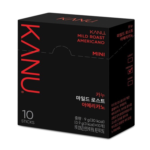 동서 카누 미니 마일드로스트 아메리카노 10포 (0.9G*10입)