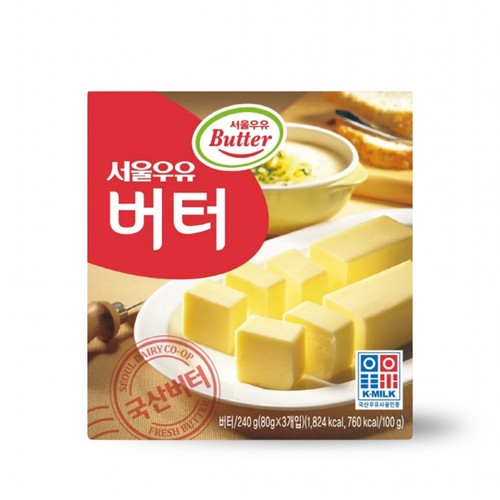 서울우유 포션 버터 가염 (240G)